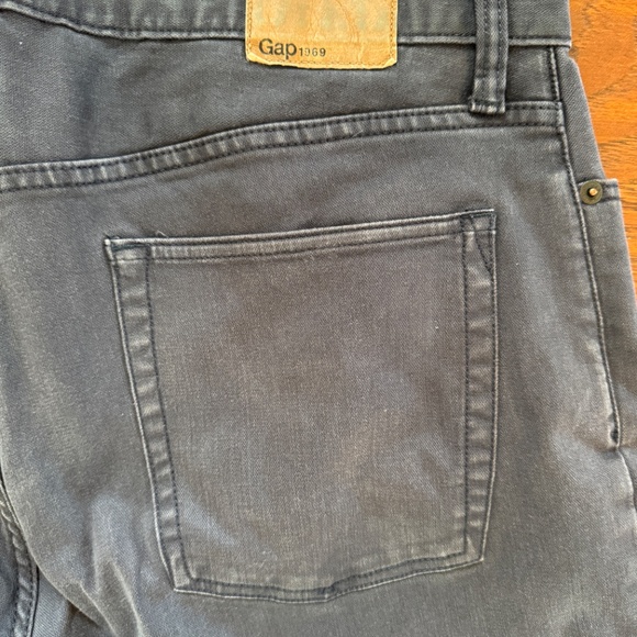 GAP 1969 5 Pocket Denim Pant - Dark Grey Wash - Size 34 x 30 - Picture 4 of 5